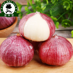 紫皮独头蒜5斤蒜头新鲜农家蔬菜湿大蒜现挖干蒜糖醋独蒜整箱包邮